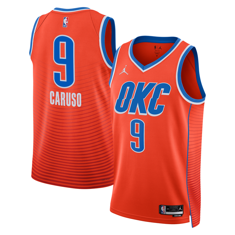 Oklahoma City Thunder Jordan Brand Statement Edition Swingman Jersey - Orange - Alex Caruso -