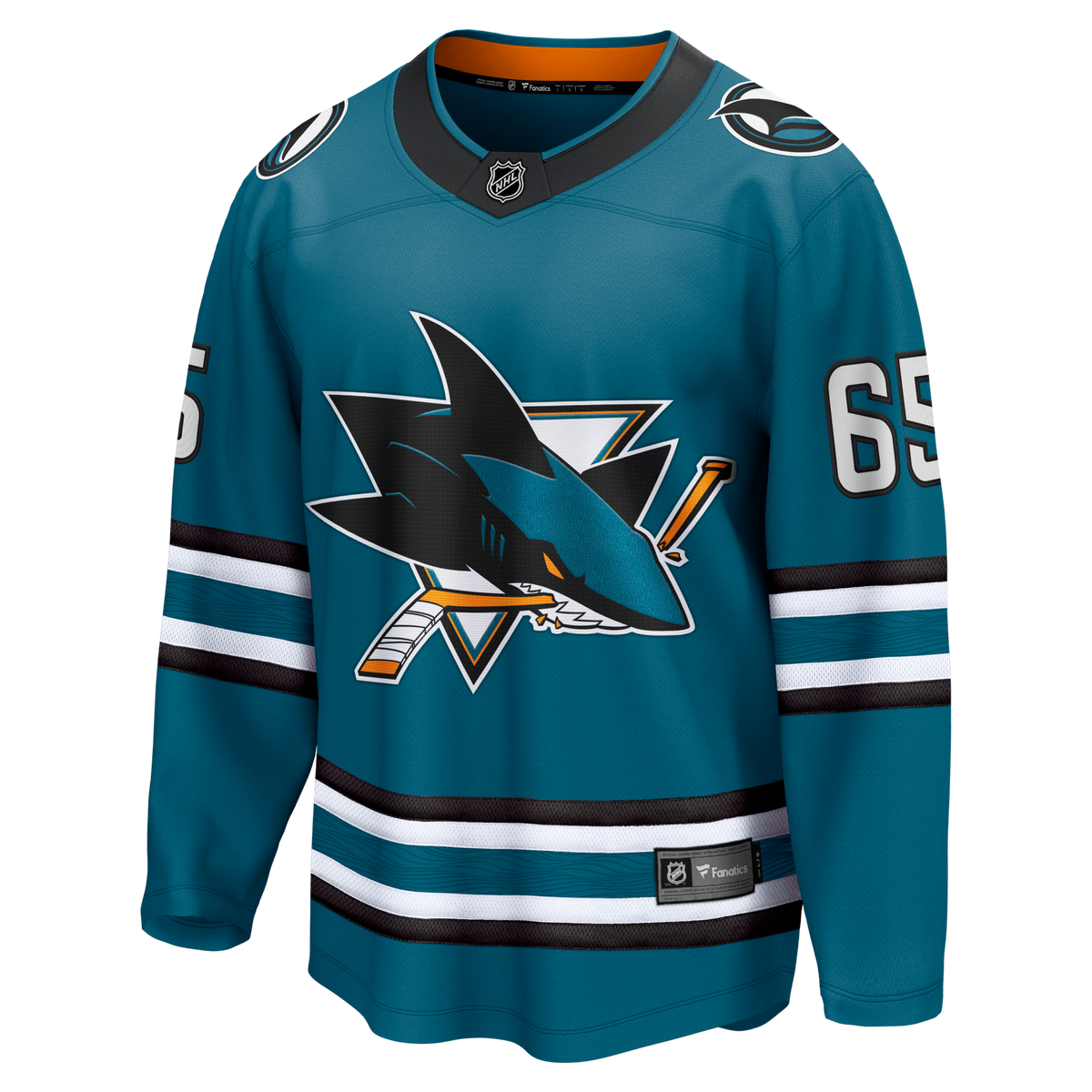 San Jose Sharks Jacob Trouba Fanatics Teal Home Breakaway Jersey