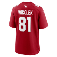 Arizona Cardinals Travis Vokolek Cardinal jersey – view 3