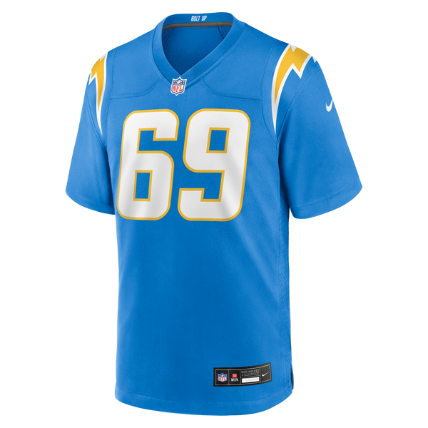Los Angeles Chargers Josh Fuga Nike Powder Blue Team Game Jersey