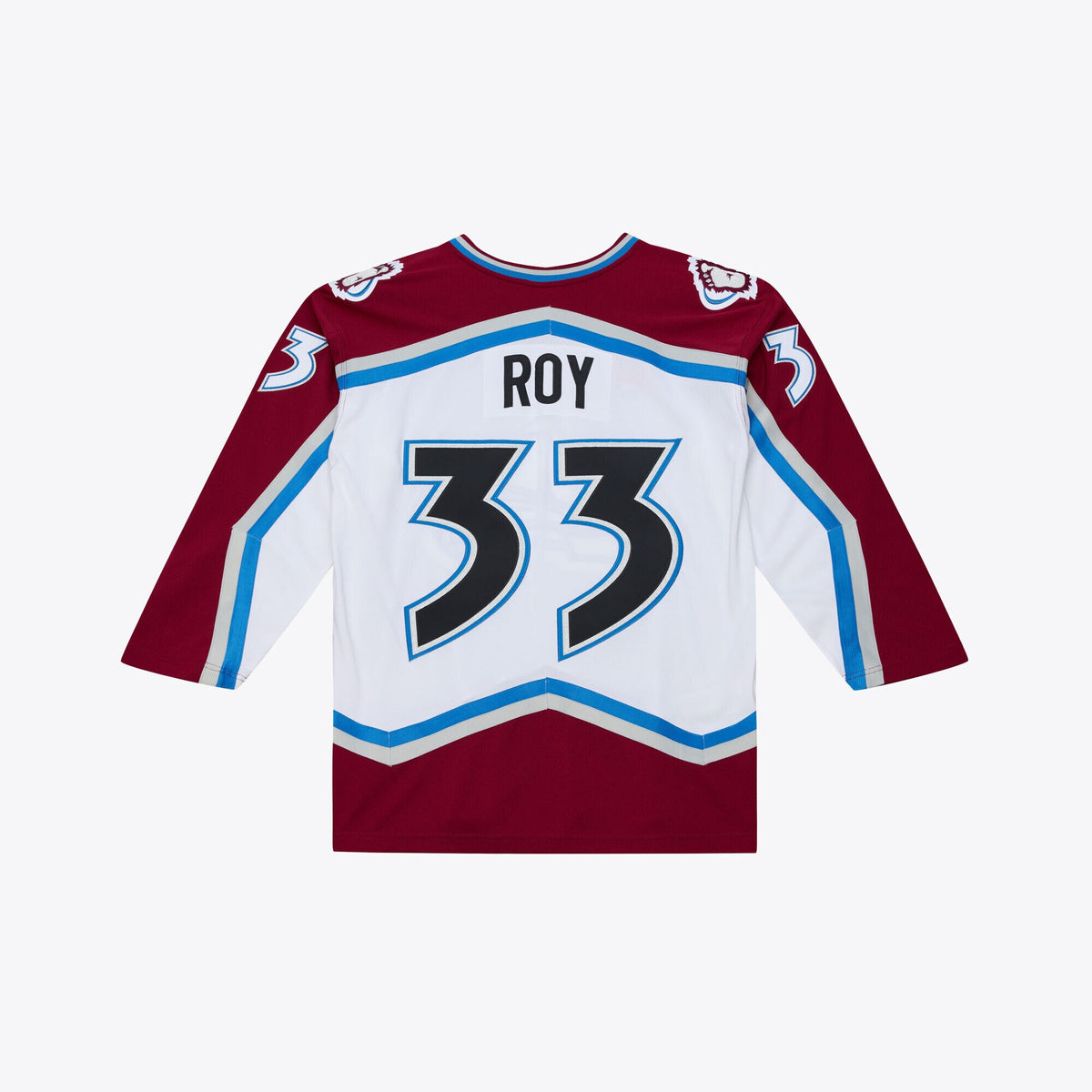 Colorado Avalanche Patrick Roy Mitchell & Ness White 1995 Power Play Jersey