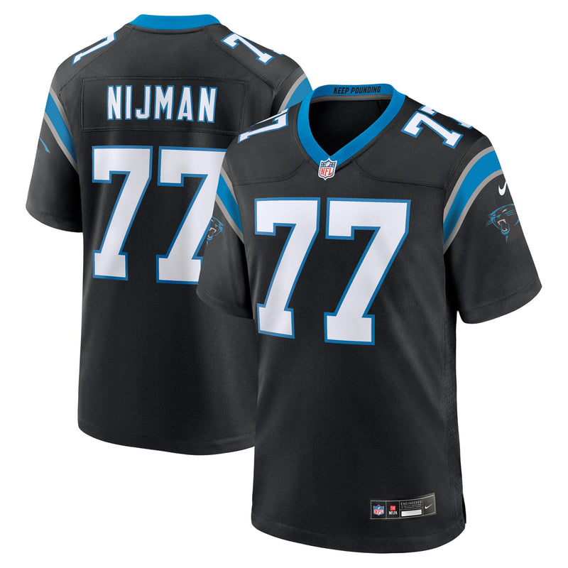 Carolina Panthers Yosh Nijman Black jersey – view 1
