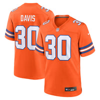 Denver Broncos Terrell Davis Orange jersey – view 2