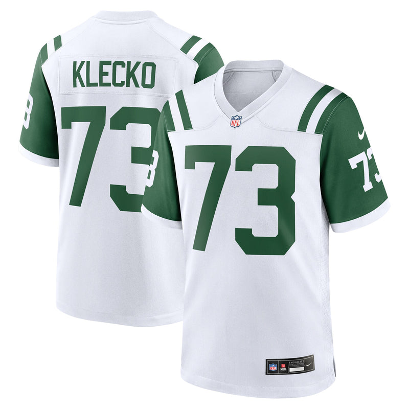 New York Jets Joe Klecko White jersey – view 1