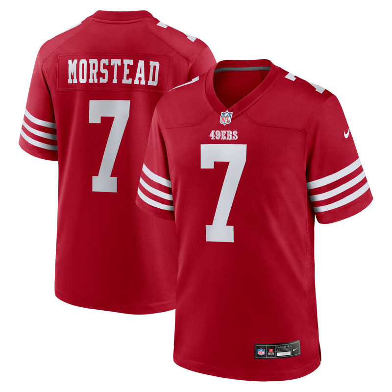 San Francisco 49ers Thomas Morstead Scarlet jersey – view 1