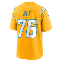 Los Angeles Chargers Joe Alt Gold jersey – view 4