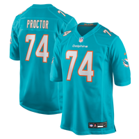 Miami Dolphins Kayden Proctor Aqua jersey – view 2