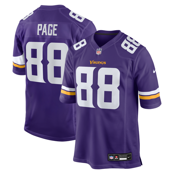 Minnesota Vikings Alan Page Nike Purple Game Retired Player Jersey