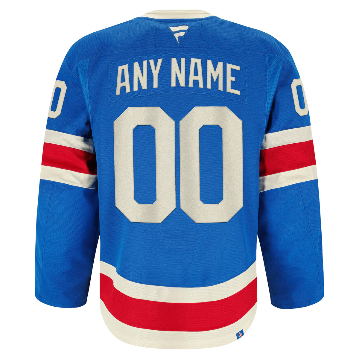 New York Rangers Fanatics Blue Centennial Authentic Pro Custom Jersey