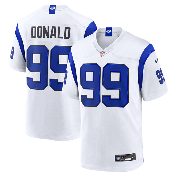 Los Angeles Rams Aaron Donald Nike Fearsome White Game Jersey