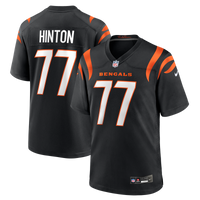 Cincinnati Bengals Myles Hinton Nike Black Team Game Jersey
