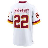 Washington Commanders Jacory Croskey-Merritt White jersey – view 4