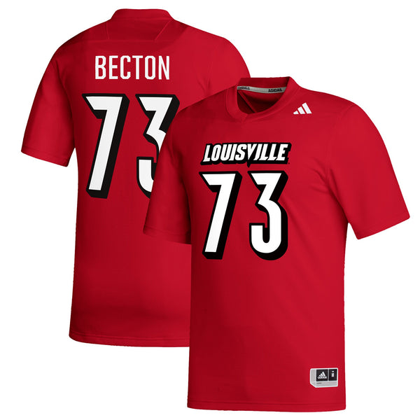 Mekhi Becton Louisville Cardinals adidas Replica Football Alumni Jersey - Red