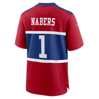 New York Giants Malik Nabers Red jersey – view 3