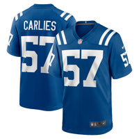 Indianapolis Colts Jaylon Carlies Royal jersey – view 2