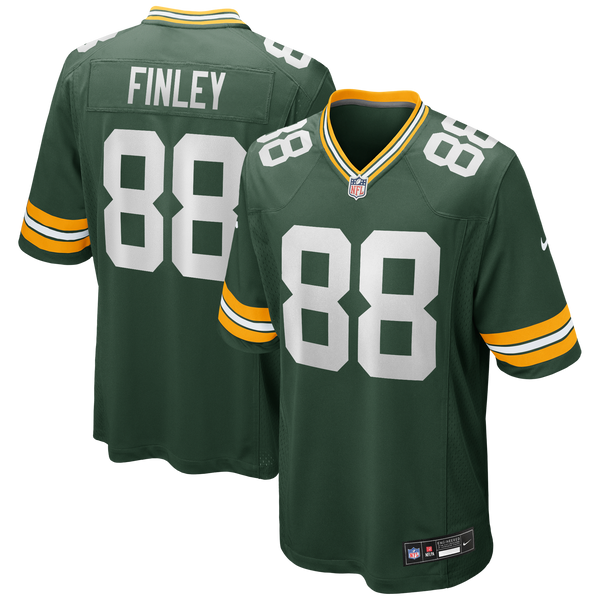 Green Bay Packers Jermichael Finley Nike Green Game Retired Player Jersey