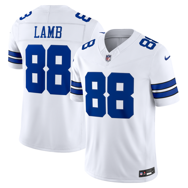 Dallas Cowboys CeeDee Lamb Nike White Vapor F.U.S.E. Printed Limited Jersey