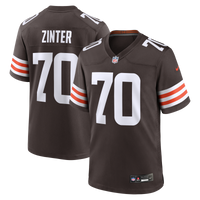Cleveland Browns Zak Zinter Brown jersey – view 1