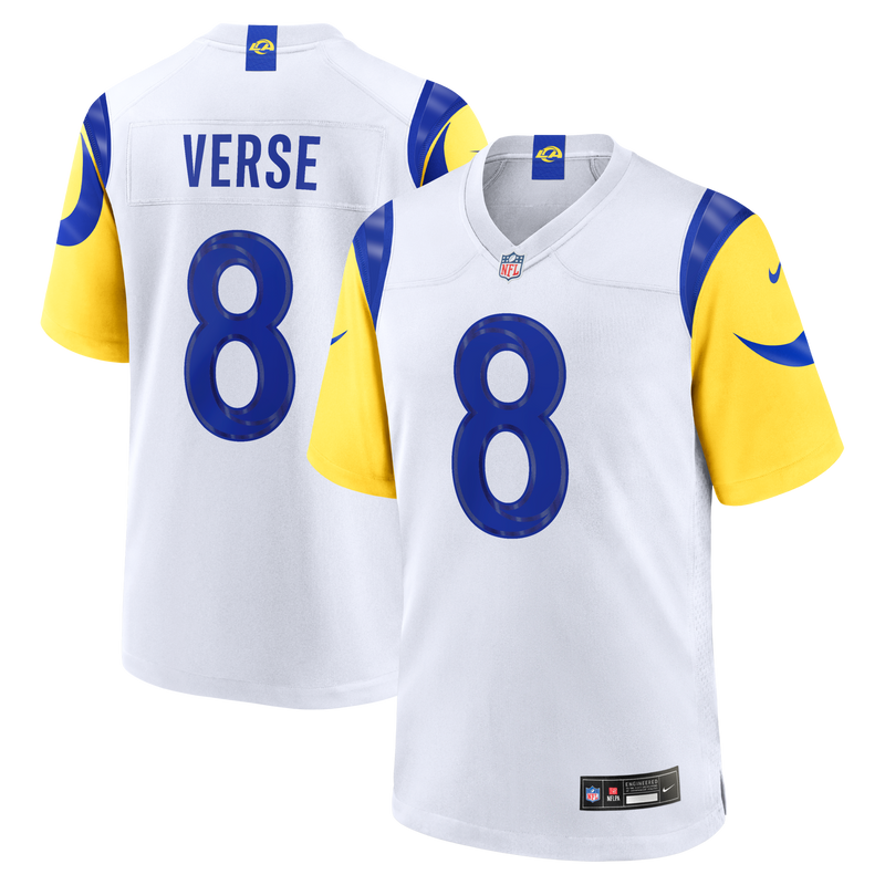 Los Angeles Rams Jared Verse White jersey – view 1