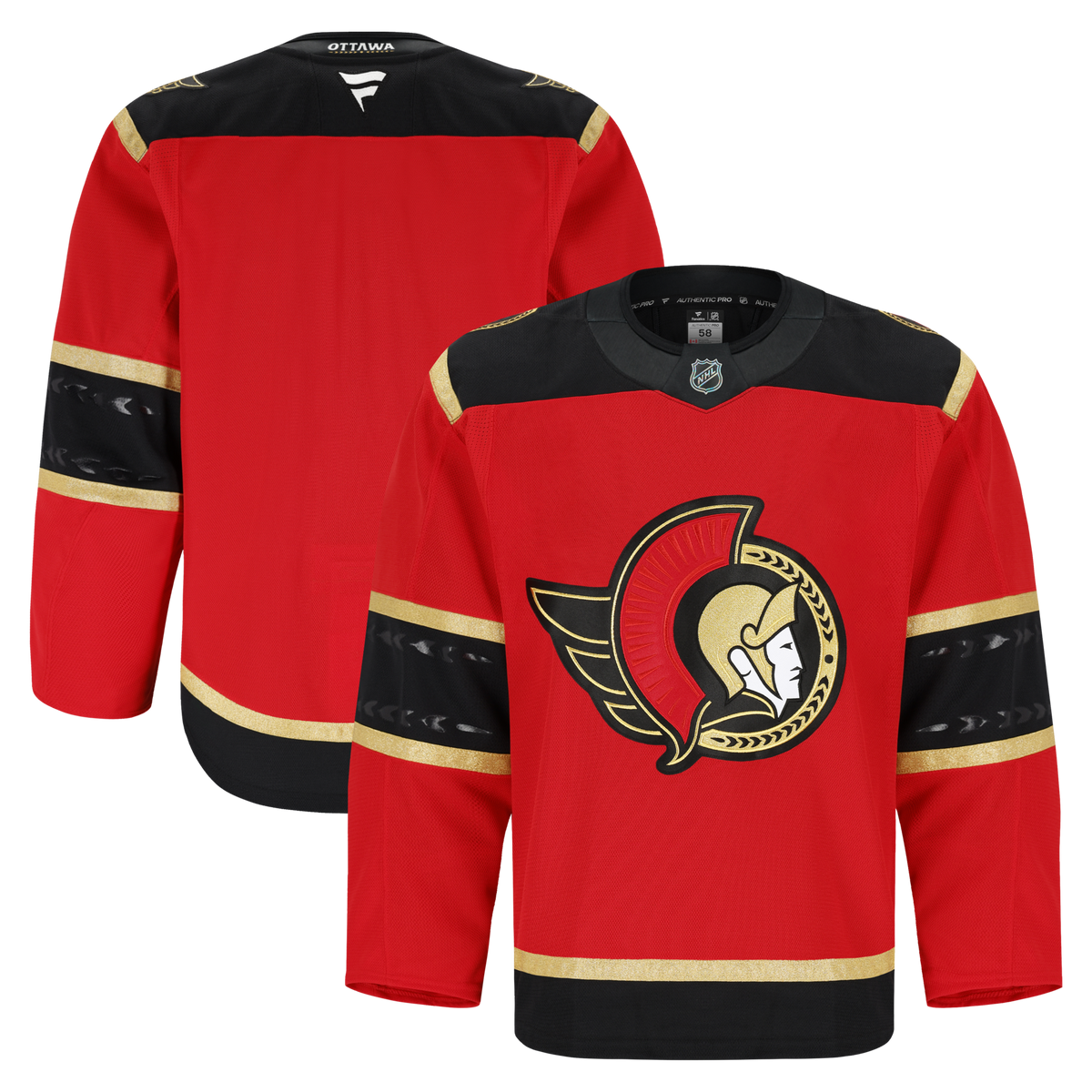 Ottawa Senators Fanatics Red Alternate Authentic Pro Jersey