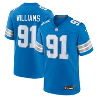 Detroit Lions Tyleik Williams Blue jersey – view 1