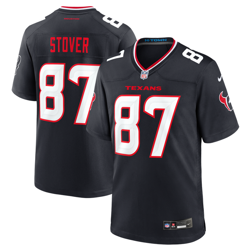 Houston Texans Cade Stover Navy jersey – view 1