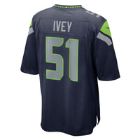 Seattle Seahawks Jared Ivey Navy jersey – view 4