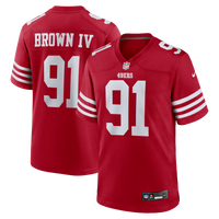 San Francisco 49ers Earnest Brown IV Scarlet jersey – view 1