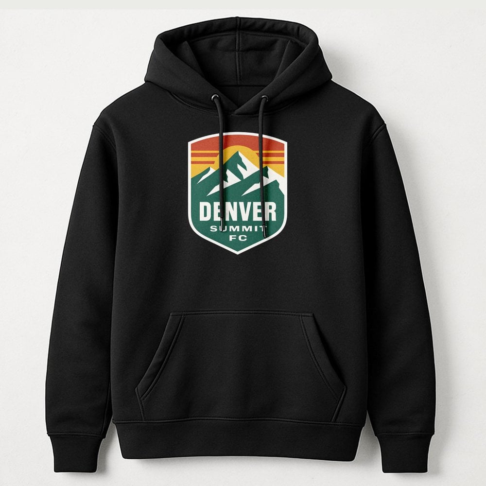 Denver Colorado Hoodie | Retro Mountain Peak Graphic | Premium Cotton Blend | Gift for Hikers and Travel Lovers