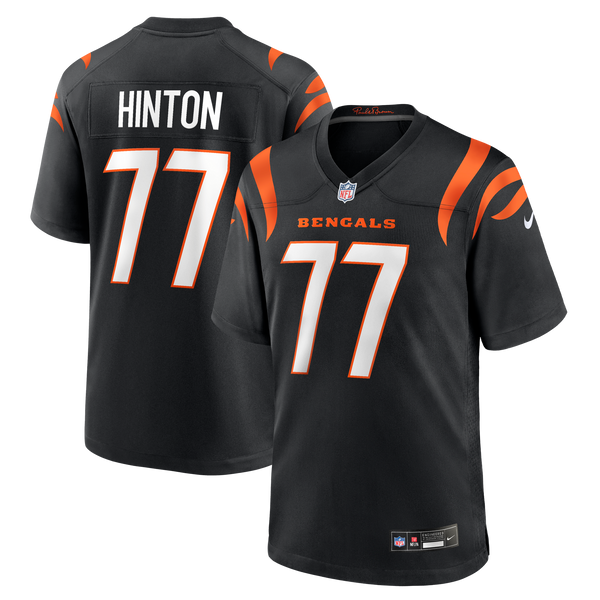 Cincinnati Bengals Myles Hinton Nike Black Team Game Jersey