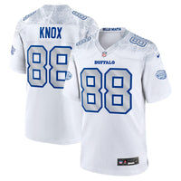 Buffalo Bills Dawson Knox White jersey – view 1