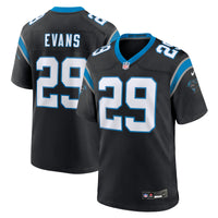 Carolina Panthers Akayleb Evans Black jersey – view 1