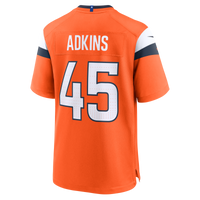 Denver Broncos Nate Adkins Orange jersey – view 3