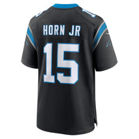 Carolina Panthers Jimmy Horn Jr Black jersey – view 4