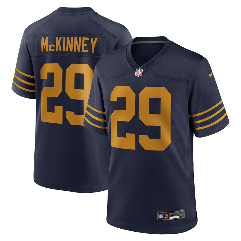 Green Bay Packers Xavier McKinney Navy jersey – view 1