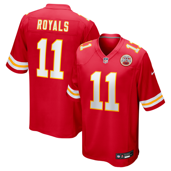 Kansas City Chiefs Jalen Royals Nike Red Team Game Jersey