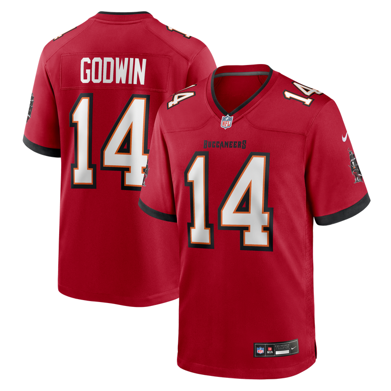 Tampa Bay Buccaneers Chris Godwin Red jersey – view 1