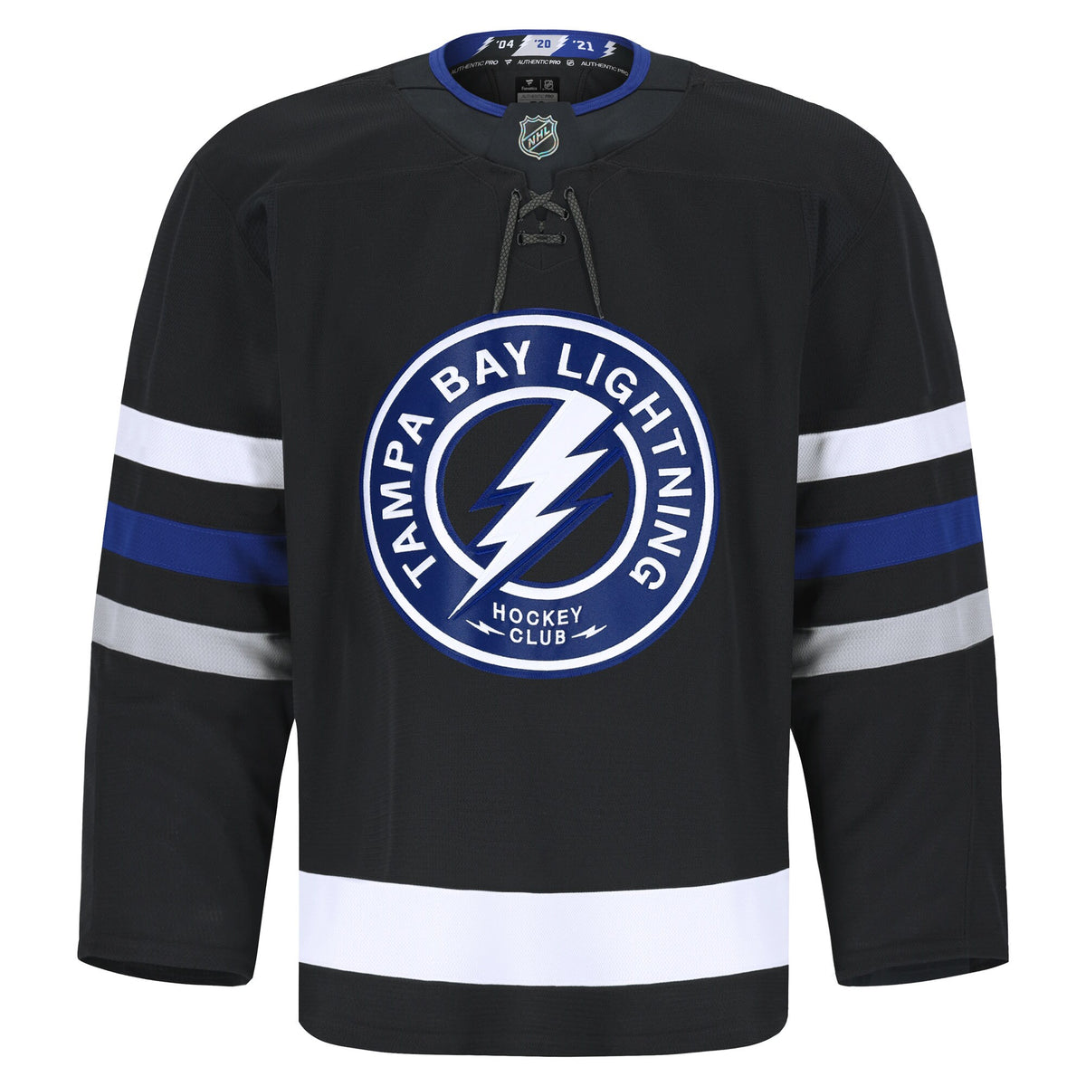 Tampa Bay Lightning Fanatics Black Alternate Authentic Pro Jersey