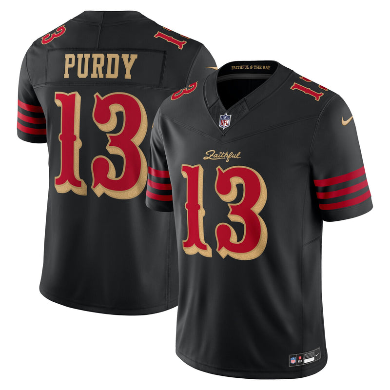 San Francisco 49ers Brock Purdy Black jersey – view 1