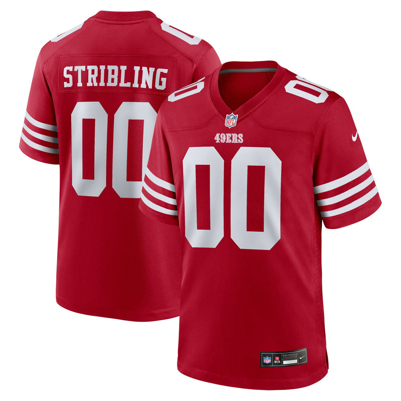 San Francisco 49ers De'Zhaun Stribling Scarlet jersey – view 1