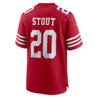 San Francisco 49ers Upton Stout Scarlet jersey – view 3