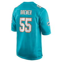Miami Dolphins Aaron Brewer Aqua jersey – view 3