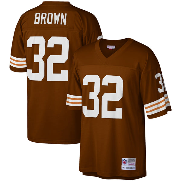 Cleveland Browns Jim Brown Mitchell & Ness Brown Legacy Replica Jersey