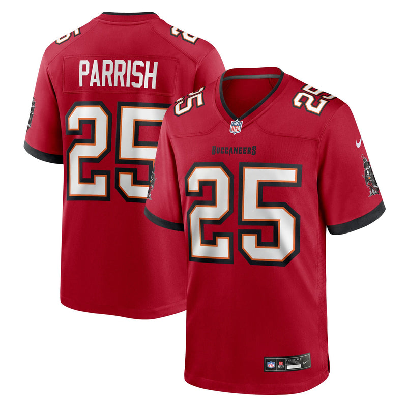 Tampa Bay Buccaneers Jacob Parrish Red jersey – view 1