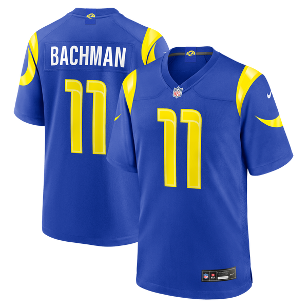 Los Angeles Rams Alex Bachman Nike Royal Team Game Jersey
