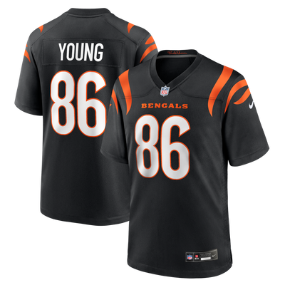 Cincinnati Bengals Colbie Young Nike Black Team Game Jersey