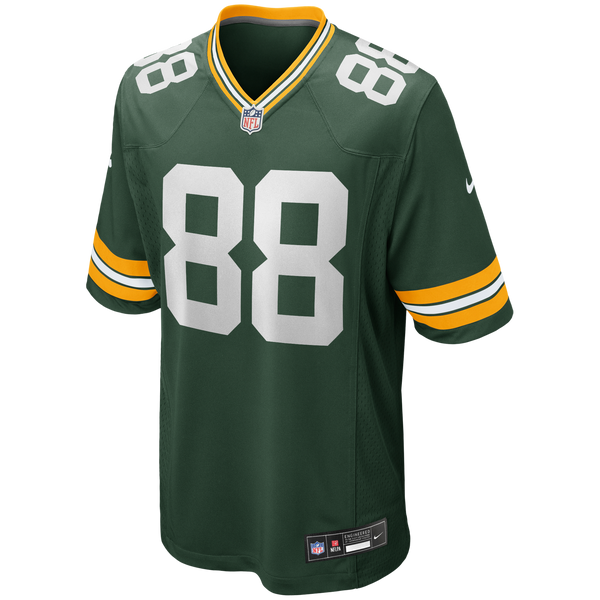 Green Bay Packers Jermichael Finley Nike Green Game Retired Player Jersey