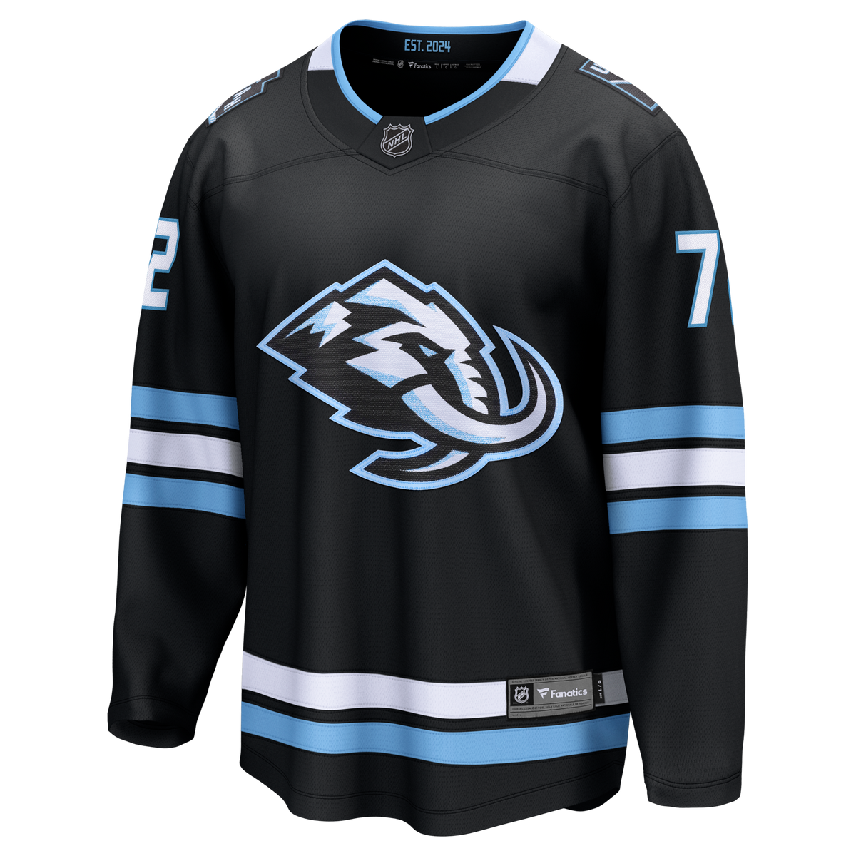 Utah Mammoth Anders Lee Fanatics Black Home Breakaway Jersey