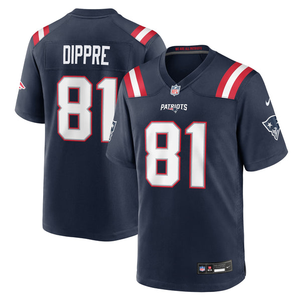 New England Patriots CJ Dippre Nike Navy Team Game Jersey