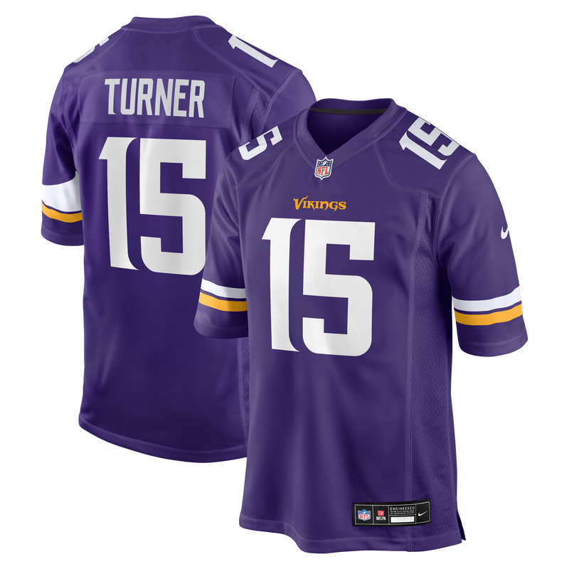 Minnesota Vikings Dallas Turner Purple jersey – view 1